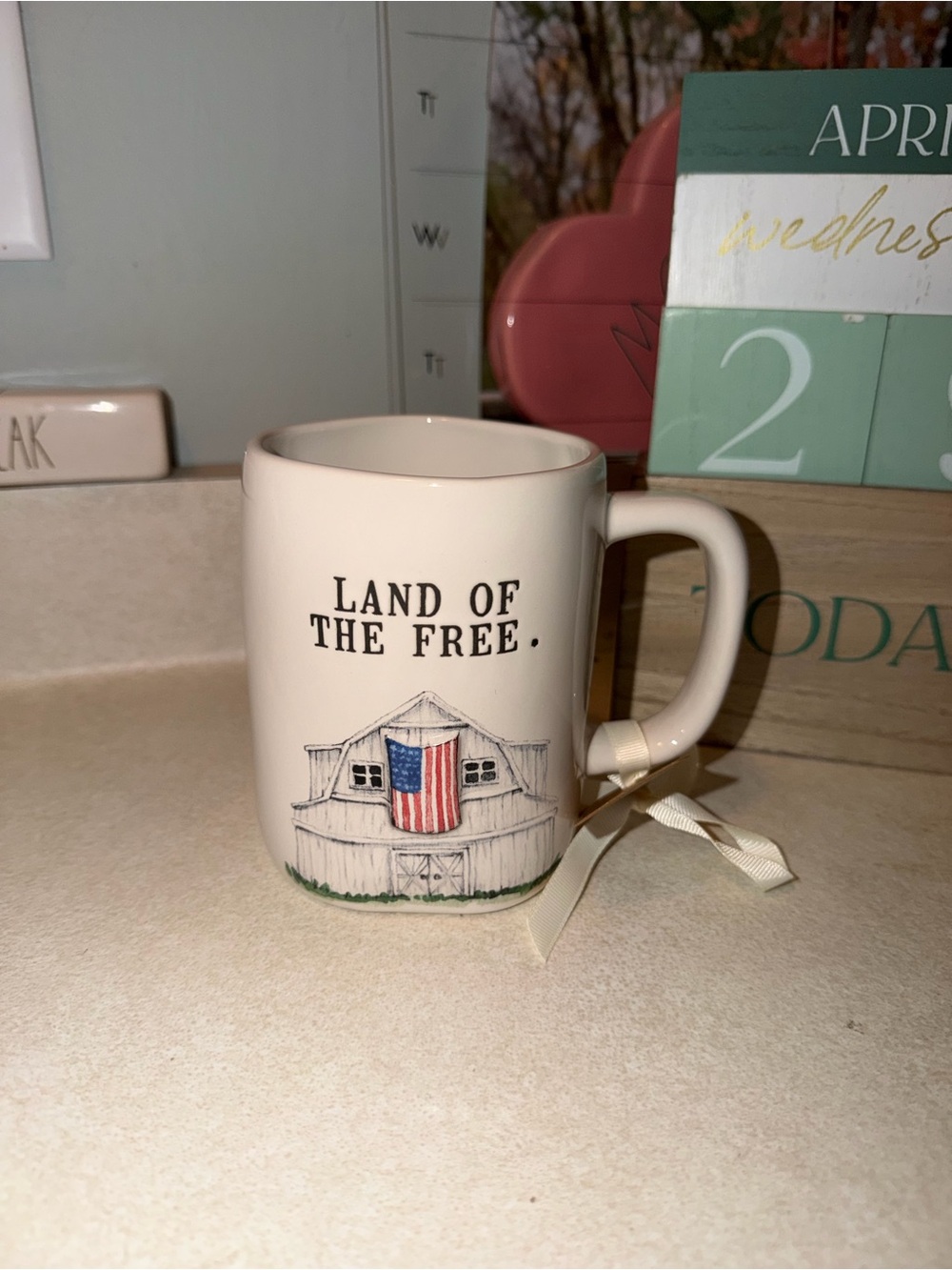 Rae dunn land of the free mug